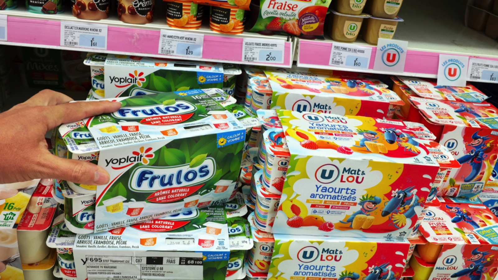 Multipack yogurt