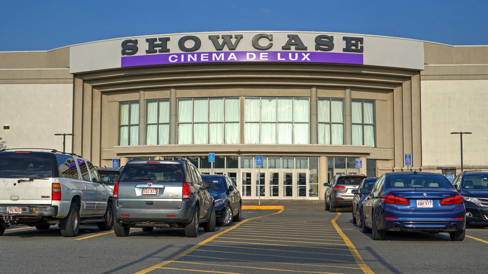 Showcase Cinema De Lux movie theater front entrance