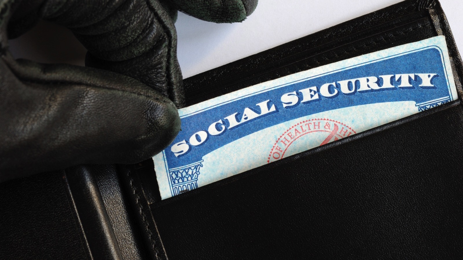 Social security card in wallet