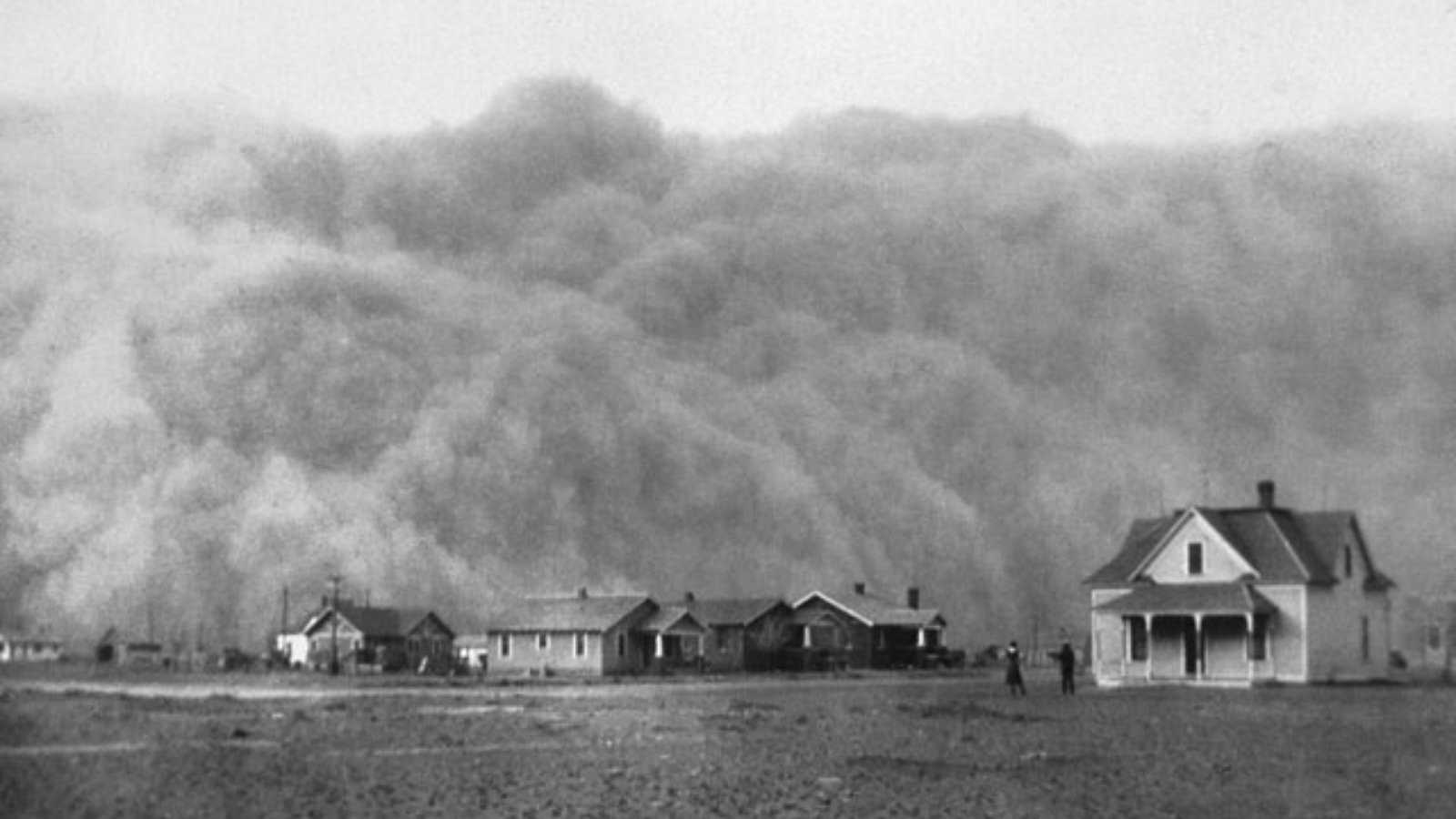 the dust bowl, sand storm