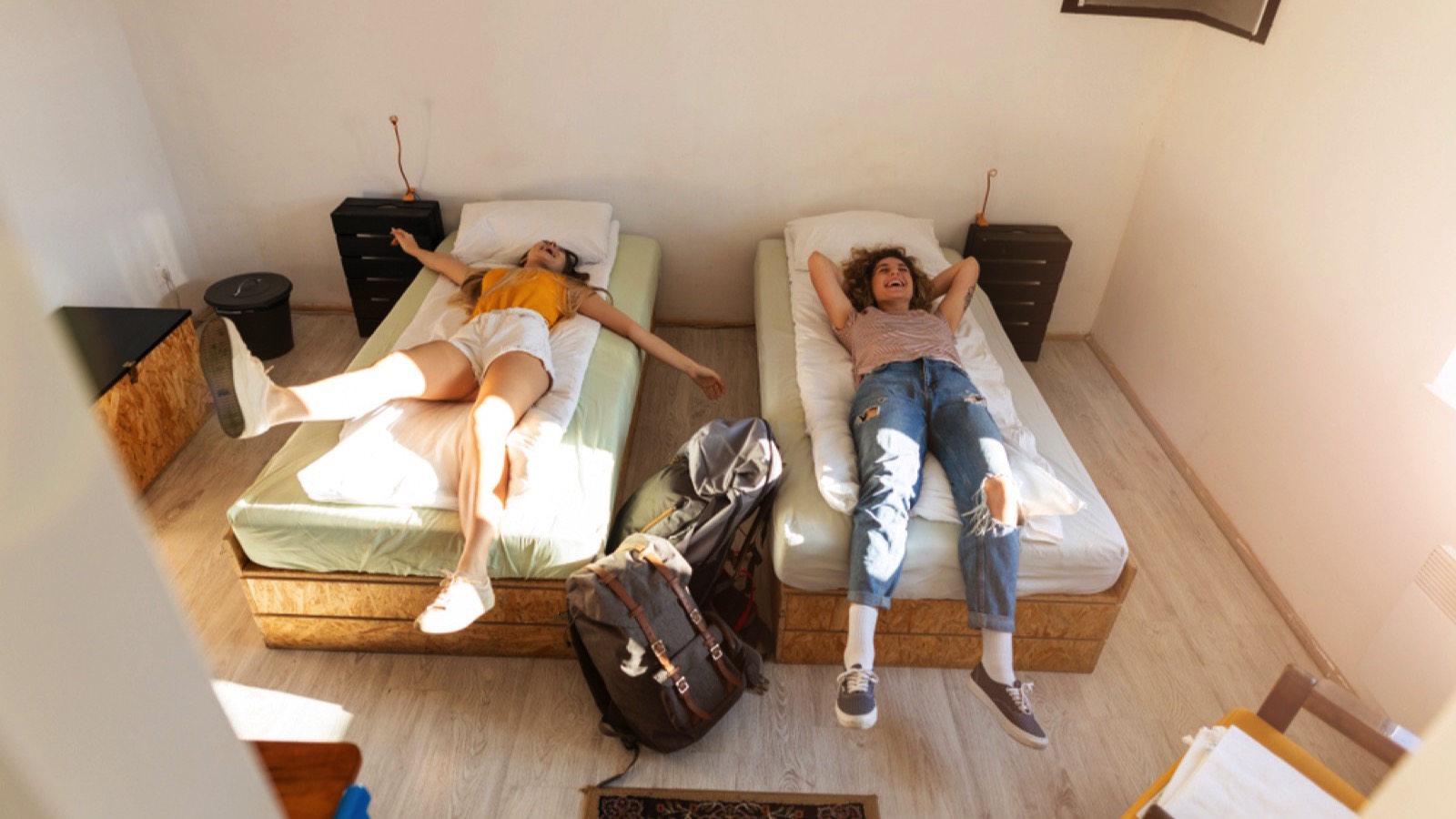 Travelers in Hostels