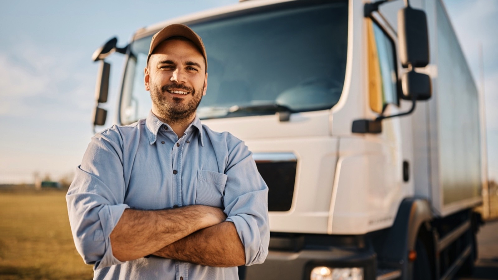 Truck Driver smiling